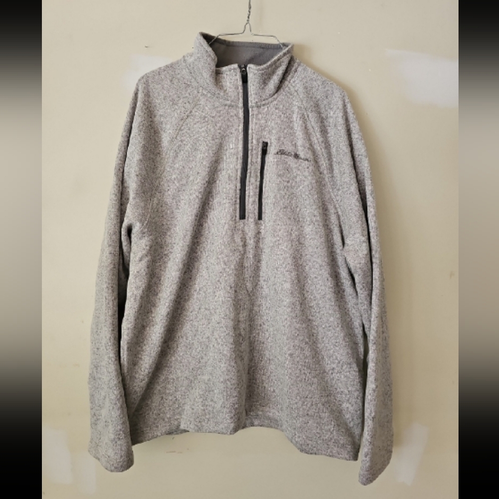 Eddie Bauer 3/4 zip fleece pullover XL